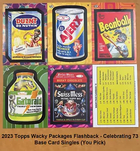 2023 Topps Wacky Packages Flashback - Celebrating 73 Base Singles (You Pick) - Bild 1 von 1