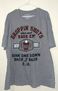 Ecko Unltd. Camiseta Hombre Copa Roja Gráfica 2XL Muchos Detalles. Droippin Shots - Imagen 1 de 17