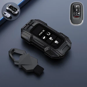 Zinc Alloy Car Key Fob Case For Honda Accord Civic CRV HRV Pilot Passport 23-24 - Picture 1 of 11