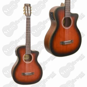 VALENCIA VA434CECSB CLASSICAL NYLON STRING ELECTRIC ACOUSTIC GUITAR *BRAND NEW* - Picture 1 of 2