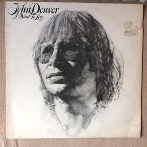 JOHN DENVER - I WANT TO LIVE VG/EX+ VINYL LP / printed inner / 1st pressing - Picture 1 of 11