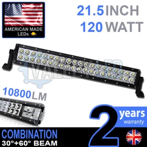 20" 120w LED Light Bar Combo IP68 XBD Driving Light Alloy Off Road 4WD Boat - Picture 1 of 9