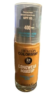 Revlon ColorStay 24hr Normal/Dry Natural Foundation 400 Caramel 1oz 1pc Read - Picture 1 of 3
