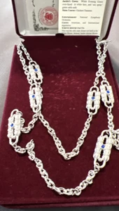 Camrose & Kross Jackie Kennedy Necklace Sapphire Crystal Official State Dinner