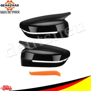 Copri specchietti retrovisori esterni per BMW Serie 5 G30 G31 serie 7 G11 G12 G20 G21 nero Oayrh - Foto 1 di 15
