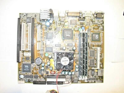 PLACA MADRE COMPAQ 320446-01 + CPU AMD K6-2 + 320MB RAM + VENTILADOR H/S Foto 1 de 3