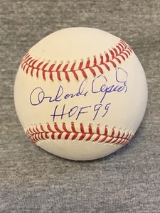 Orlando Cepeda HOF 99 Signed MLB Baseball w/ Tristar Hologram STL Cardinals - Picture 1 of 2