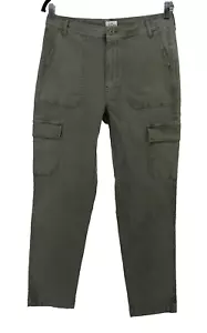J. Crew Pants Womens Size 29T Tall Green Cargo Slim Straight High Rise Chino New - Picture 1 of 10