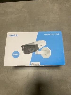 Reolink Duo 2 Poe 4K Dual Lens Security Camera Person Vehicle Detection Ultra HD - Image 1 of 4