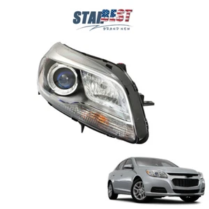Single RH Side For Chevy Malibu 2013-2015 Limited 2016 Headlight Halogen Clear - Foto 1 di 12