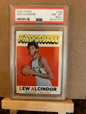 1971-72 Topps basketball Lew Alcindor #100 PSA 8 NM-MT HOF  Bucks, Lakers