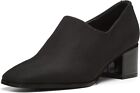 Donald Pliner Women's Keesa Mid Heel Pump – Stretch Fabric Shoes 9, Black
