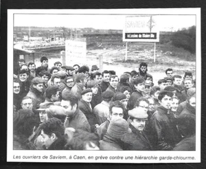 1999 -- CAEN . OUVRIERS DE SAVIEM EN GREVE . 4C201 - Foto 1 di 1