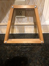 Vintage Wooden Tennis Racquet Racket Press Wood Holder Case - Used