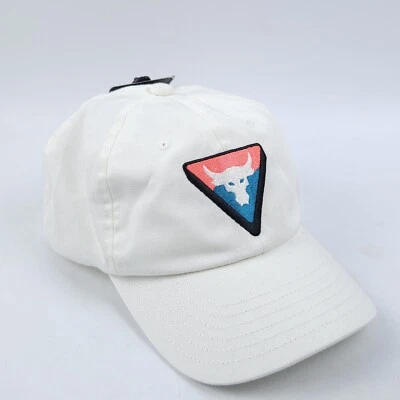Sombrero Under Armour Project Rock Dwayne Johnson Blanco OSFM UA AJUSTE GRATUITO NUEVO CON ETIQUETAS $30.00 Foto 1 de 4