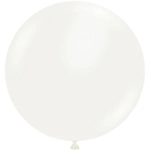 Tuftex 17" White Standard Latex Balloons (50ct) - Picture 1 of 1
