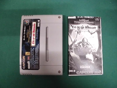SNES -- EYE OF THE BEHOLDER -- Can save! RPG. Super famicom. Japan Game. 13976 - Image 1 of 4