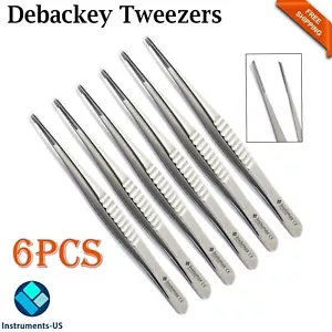 DeBakey Dissecting Forceps 6'' Tweezer straight 15 cm Surgery Surgical tissue - Picture 1 of 2