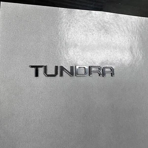 CHROME DASHBOARD LETTERS FOR TUNDRA 2022 2023 2024 DASH INSERT NOT DECALS - Picture 1 of 9