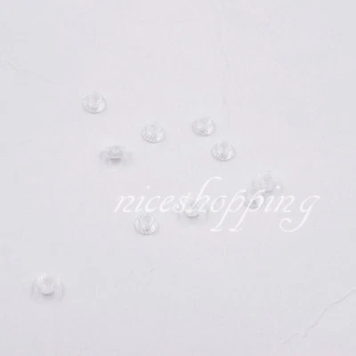 10 Pcs Dental Orthodontic Transparent Composite Lingual Buttons Aesthetic Threat