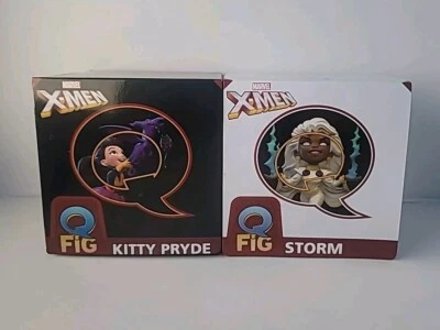 Q Fig | Marvel - X-Men | Kitty Pryde & Storm | 5" Vinyl Figures | *New In Box - Image 1 of 3