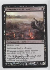 2010 Magic: The Gathering - Rise of Eldrazi Foil Contaminated Ground #102 0a1