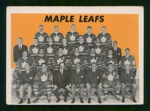 TORONTO MAPLE LEAFS SP 1965-66 TOPPS 65-66 NO 123 VG+    72189
