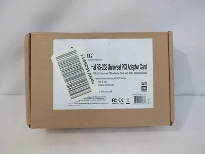 SIIG RS-232 Universal PCI Adapter Card New In Box  - Image 1 of 2