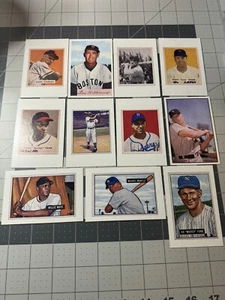 1989 Bowman Reprint Inserts. Complete 11 card set. Mantle,Mays,Robinson,Berra… - Picture 1 of 7