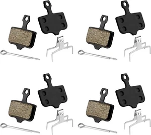4 Pairs Bike Brake Pads, Resin Semi-Metal Bicycle Disc Brake Pads Replacement... - Picture 1 of 7