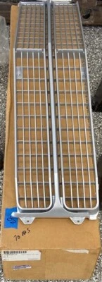 1970 Chevelle Silver Malibu Front Grill NOS 3956117 Paint Black for SS 396 454 - Image 1 of 4