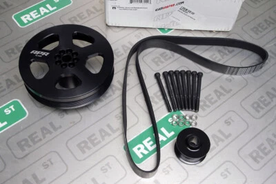 APR Supercharger Drive Pulley Press On & Crank Pulley Audi S4 2010-2016 3.0T - Image 1 of 4