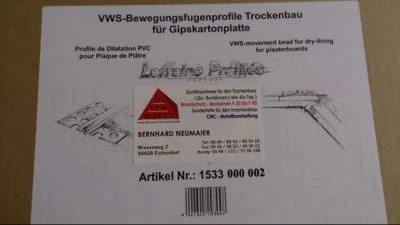 50 lfm Bewegungsfugenprofil Dehnungsfugenprofil  "wie Magic Corner Art.Nr. 3750" - Bild 1 von 4