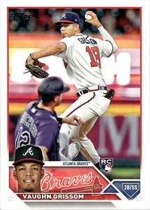 Vaughn Grissom / 2023 Topps Braves #ATL-10 RC - Foto 1 di 2