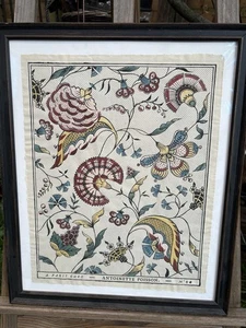 Framed Antoinette Of Paris Poisson Dominotte Paper Jaïpur No57 (misprint 56?) - Picture 1 of 11