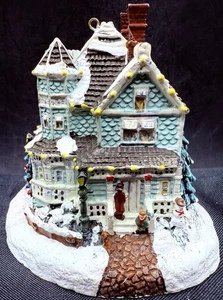 Victorian Christmas II By Thomas Kinkade 2000 Hawthorne Detailed Scale Model - Picture 1 of 8