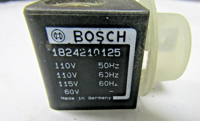 ✌️NEW BOSCH 1-824-210-125 SOLENOID COIL 1824210125 110-115 VAC 3/8" BORE - Image 1 of 4