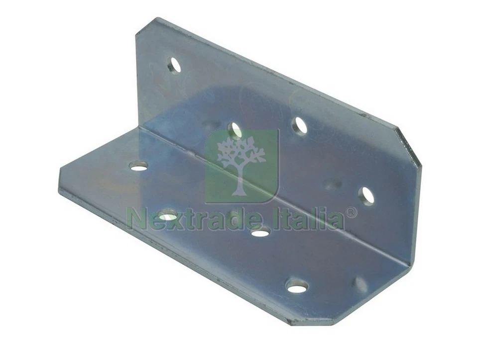 25PZ PIASTRINA PESANTE ANGOLARE MM.50X50X130: - Immagine 1 di 1