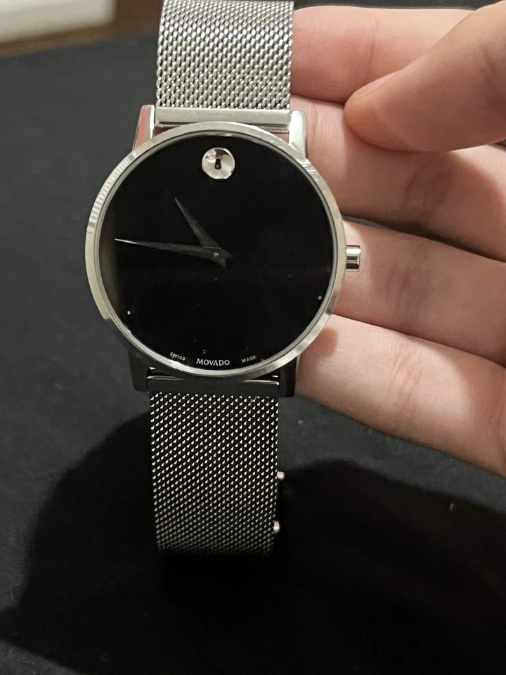 Men's Museum Classic Watch Black Museum Dial With Stainless Steel Mesh Bracelet - Image 1 of 3