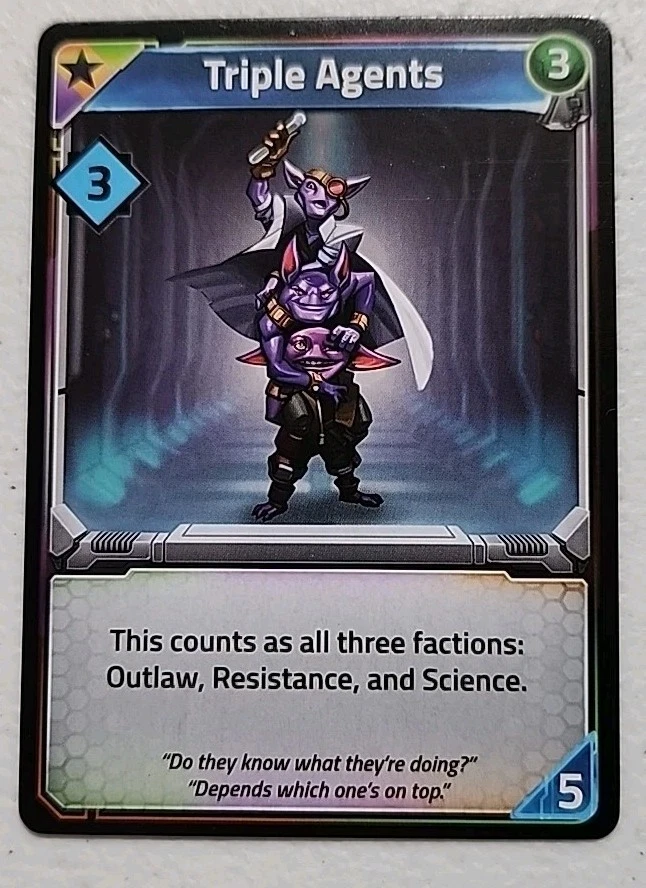 Clank! In Space Triple Agents Promo Card from Renegade Games  - Image 1 of 2