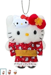 Sanrio Hello Kitty Summer Festival Mascot Keychain Plush Toy - Picture 1 of 2