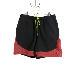 Nike Jordan 23 Engineered Fleece Shorts Black Red Men's Size Medium - Picture 1 of 8