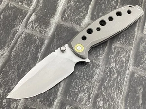 TwoSun TS590-14C28N - Grau Klappmesser Titangriff Camping Big Folder Messer - Bild 1 von 11