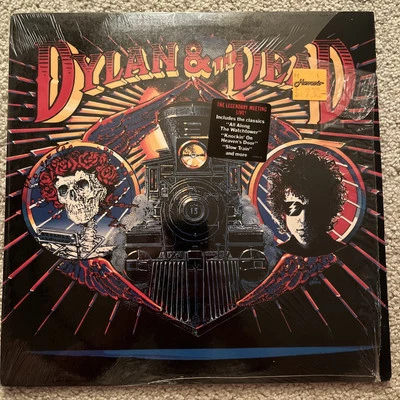 Dylan & The Dead - Bob Dylan Grateful Dead - NM Viny LP w/ Hype - 1st 1989 45056 - Image 1 of 4