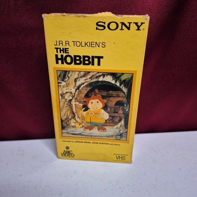 J.R.R. Tolkien’s The Hobbit (VHS, 1977) Rankin/Bass Sony ABC Video - Image 1 of 4