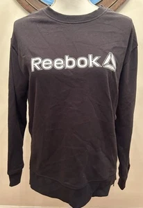 Black SZ XS Reebok Crewneck with Side Zippers With Tags - Picture 1 of 7