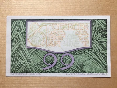 ST. GEORGEN a.d.Gusen: 99 Heller OHNE rotem Stempel, selten - Bild 1 von 2