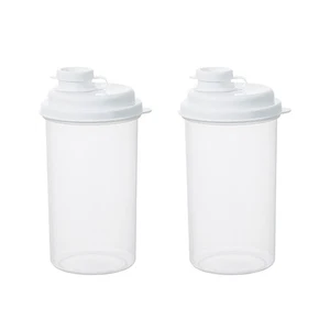 2Pcs Cold Brew Coffee Bottle Plastic Water Bottle Juice Container travel mug - Picture 1 of 7