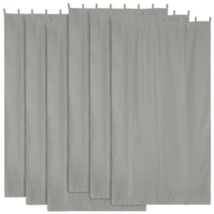 54"x120" Outdoor Curtain Drape Tab Top UV30+ Patio Pergola Backyard 6 Piece - Picture 1 of 8