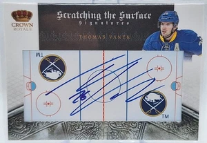 2010-11 Panini Crown Royale Scratching the Surface Signatures #97 T. Vanek /100 - Bild 1 von 2